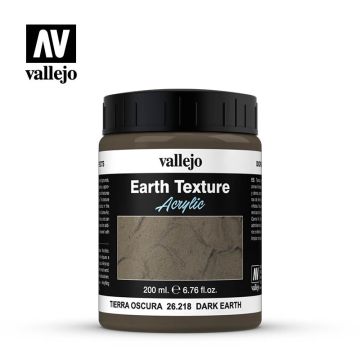 Vallejo Texture Paste - Dark Earth - 200 ml (26.218)