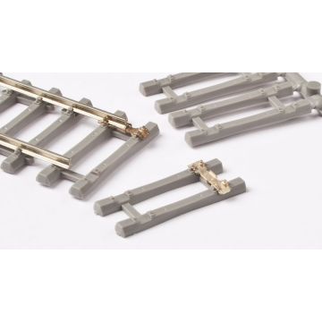 Weinert - Mein Gleis Bielzen met betonmotief inclusief uitsparing voor railverbindingen (8 stuks) - H0 / 1:87 (74021)