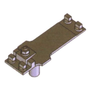 Weinert - Mein Gleis Gegoten messing plaat voor het bevestigen van spoorstaaf Glp17/Rpg21 - H0 / 1:87 (74352)