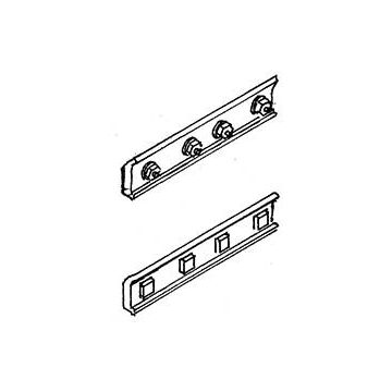 Weinert - Mein Gleis Geëtste messing railverbindingen voor code 75-profiel alleen voor RP-25-wielen en kleiner (16 stuks) - H0 / 1:87 (74016)