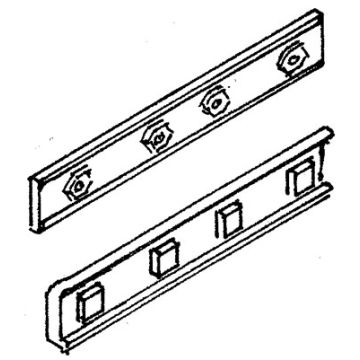 Weinert - Mein Gleis Geëtste nikkel silver railverbinding voor code 75-profiel, voor Nem en RP-25 Wielen (40 stuks - H0 / 1:87 (74017)