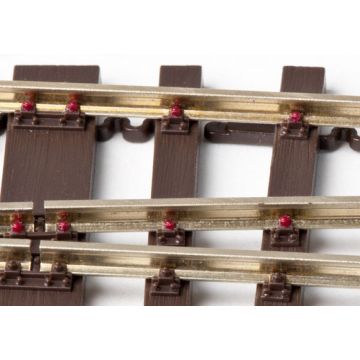 Weinert - Mein Gleis Zeskantschroefkop uit kunststof voor 1:9-wissel om verder te decoreren - H0 / 1:87 (74013)