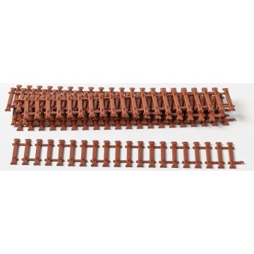 Weinert - Mein Gleis Roestige stalen bielzen voor flexrail (40 stuks) - H0 / 1:87 (74028)
