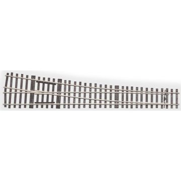 Weinert - Mein Gleis Verkorte wissel rechts (8,6°) lengte 264mm radius in afbuigende deel 1450mm flexibel - H0 / 1:87 (74405)
