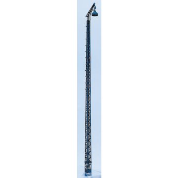 Weinert Modellbau Stations lamp op mast van gaasstructuur incl. verlichting - H0 / 1:87 (3322)