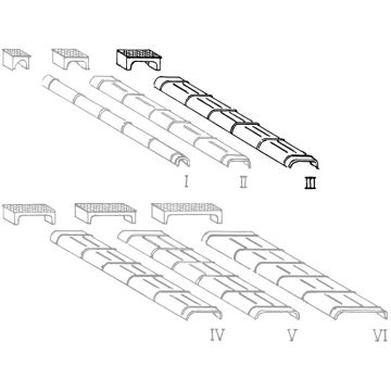 Weinert Modellbau Plaatstalen kanalen en rolboxen voor trekkabels in maat III - H0 / 1:87 (72073)