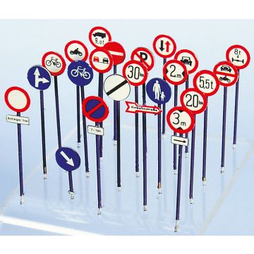 Weinert Modellbau Gebods- en verbodsborden - H0 / 1:87 (3377)