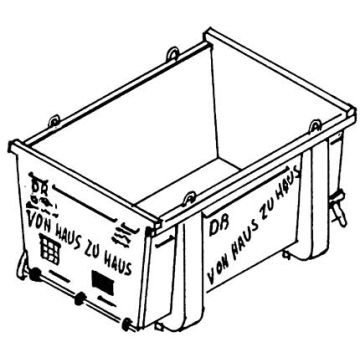 Weinert Modellbau Afvalcontainer  - H0 / 1:87 (4366)